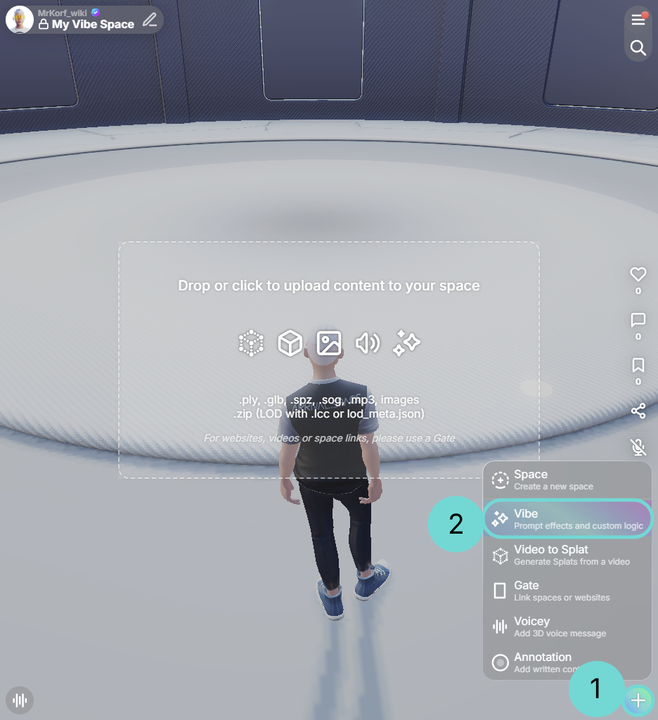 Open Vibe via Action Button