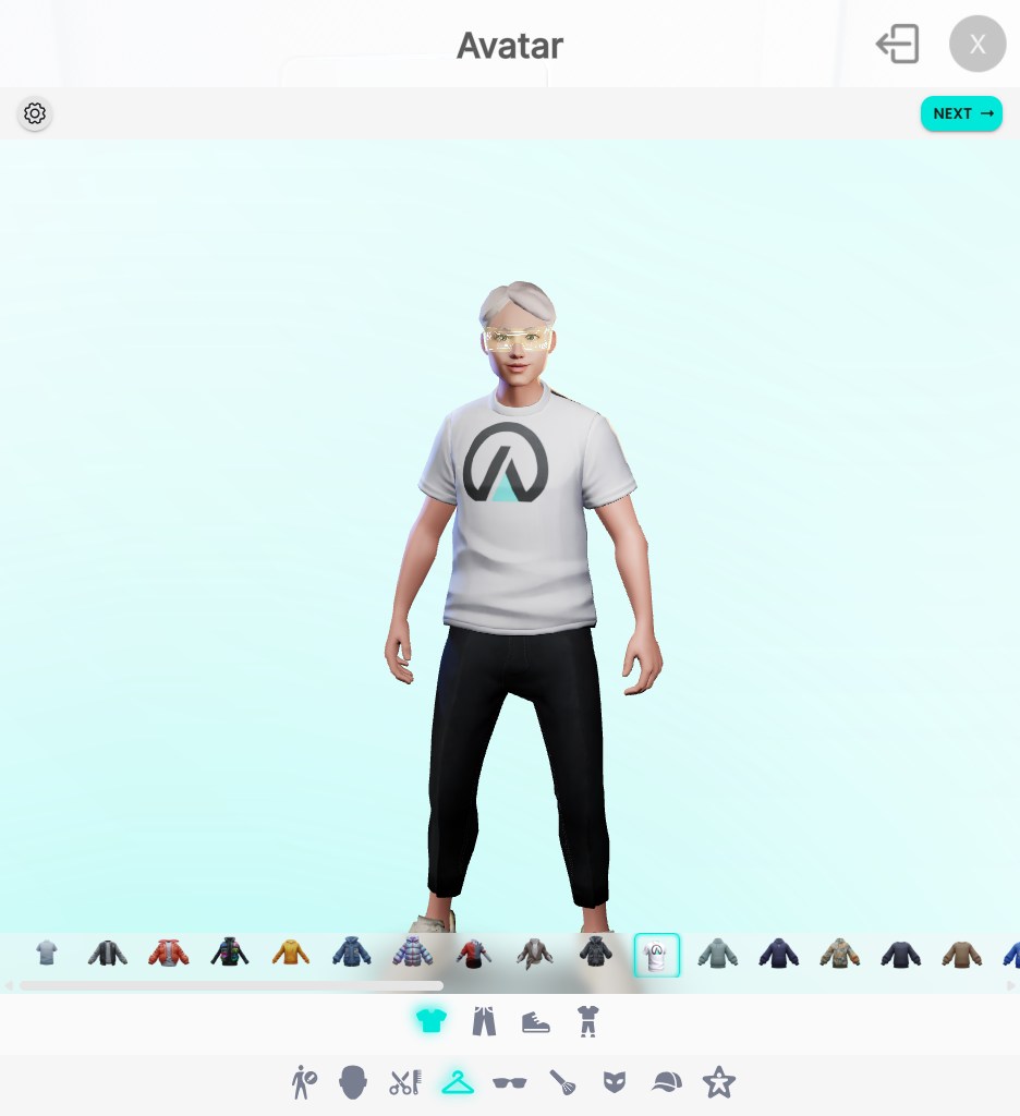 Customize your avatar