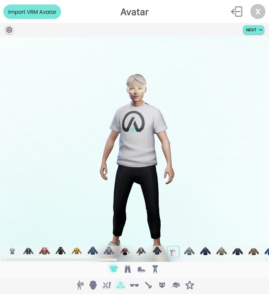 Customize your avatar