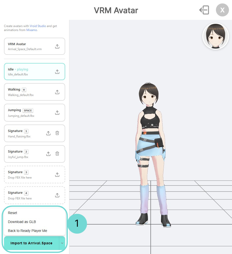 Reset your Avatar