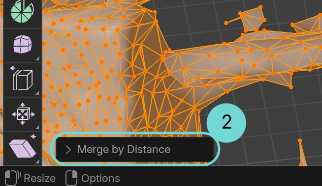 Untermenü von Zusammenführen öffnen