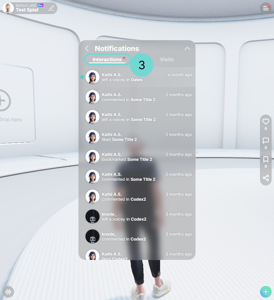 Interaktionen verwalten