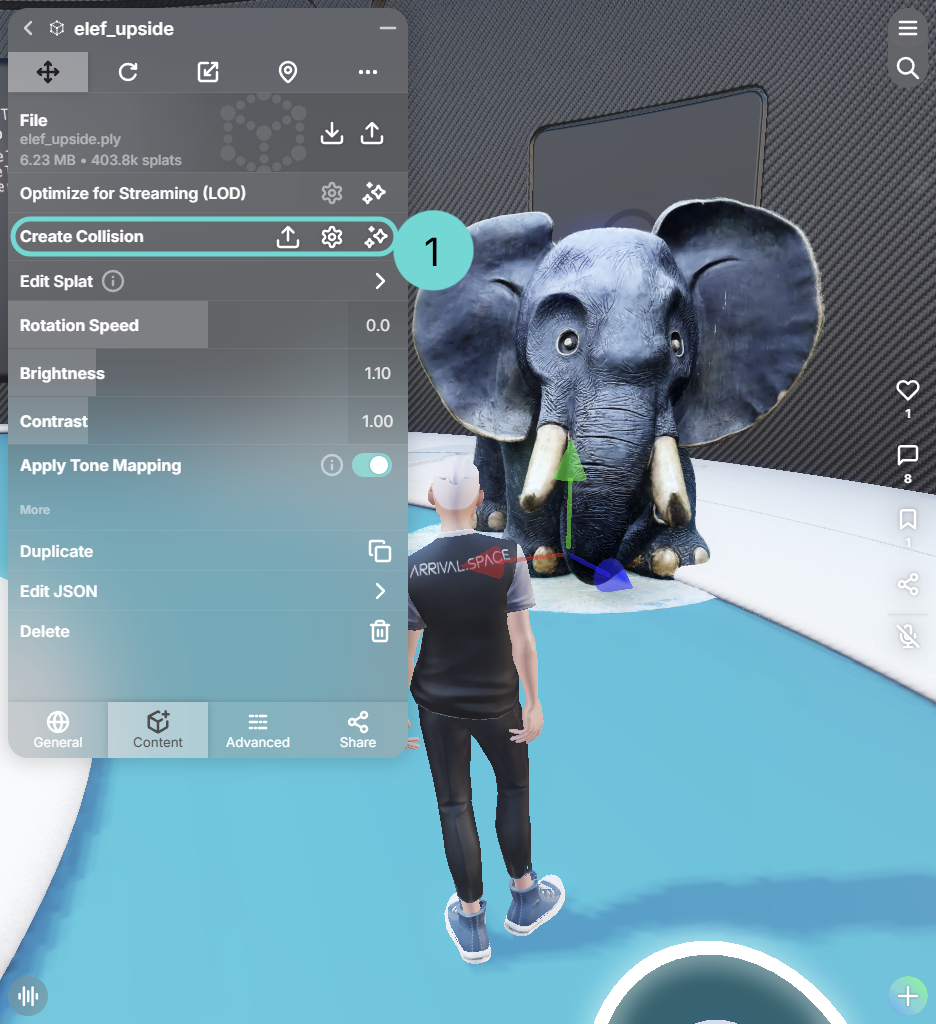 Splat-Kollision Einstieg