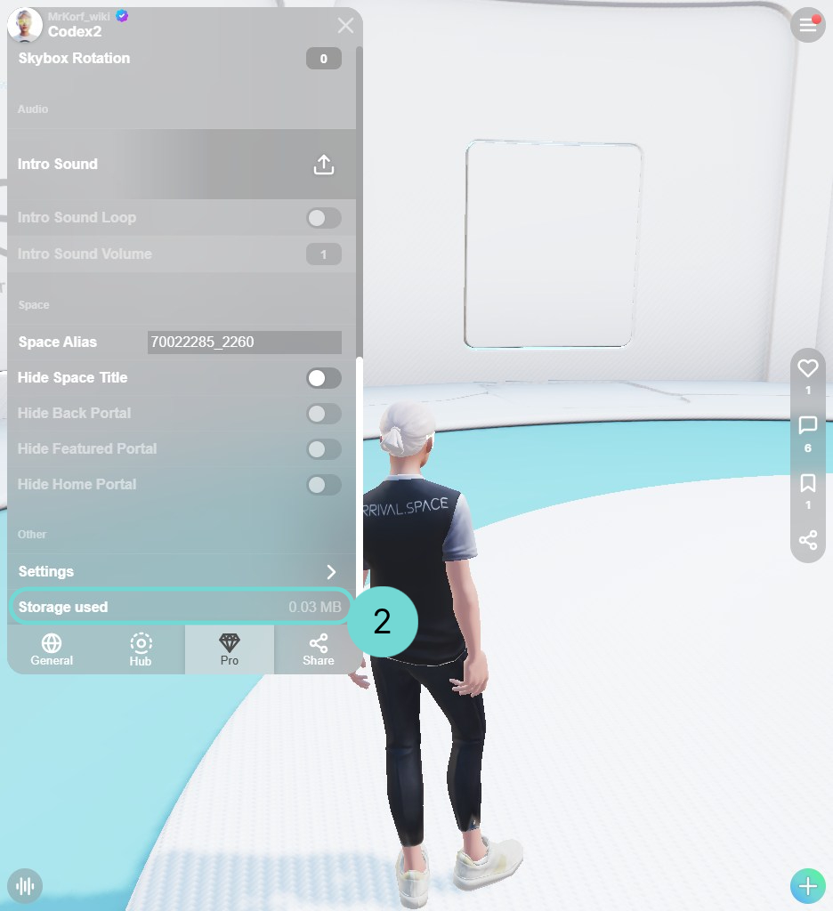 Registrierung über die Webseite