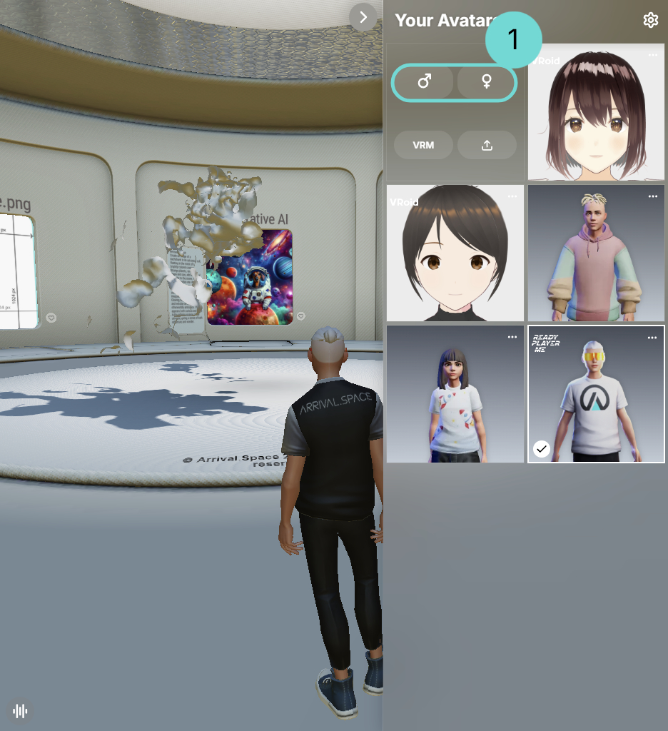 Select your Avatar