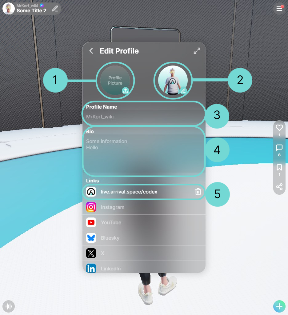 Customize your Profile