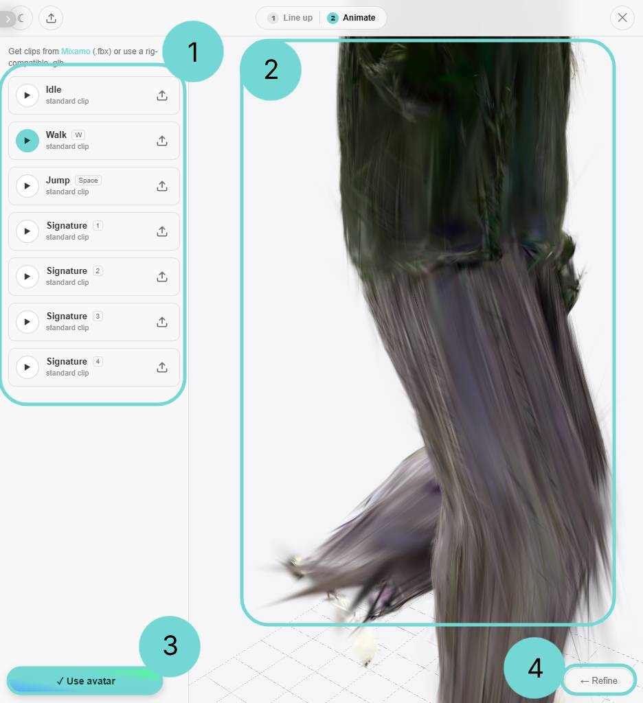 Animate your Splat Avatar