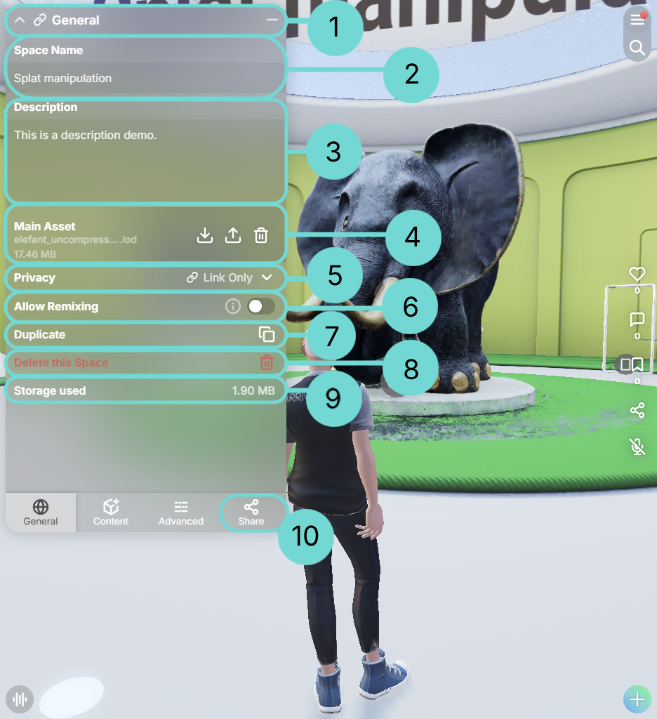 General Tab Settings