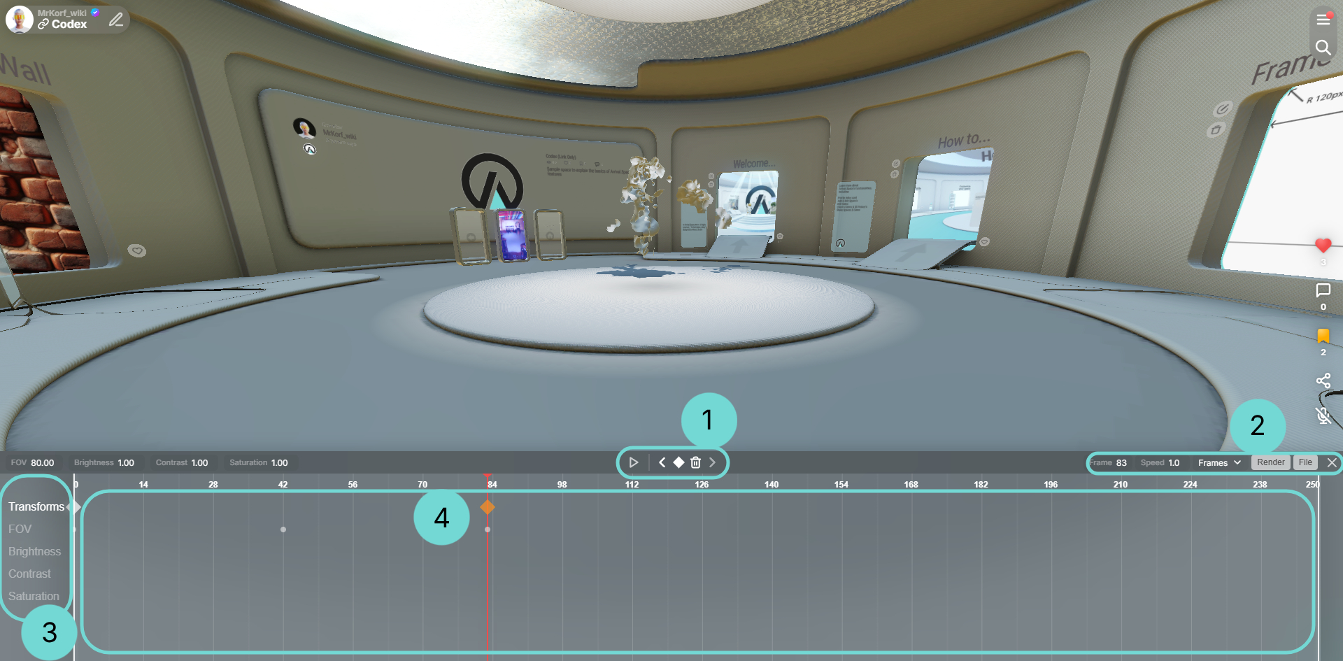 Cutscene Timeline Editor