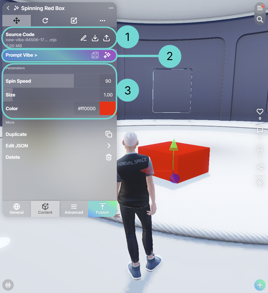 Edit Vibe UI