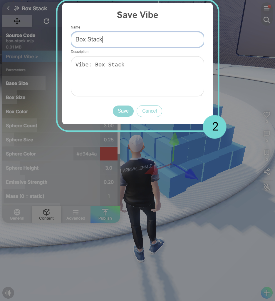 Save Vibe Ui
