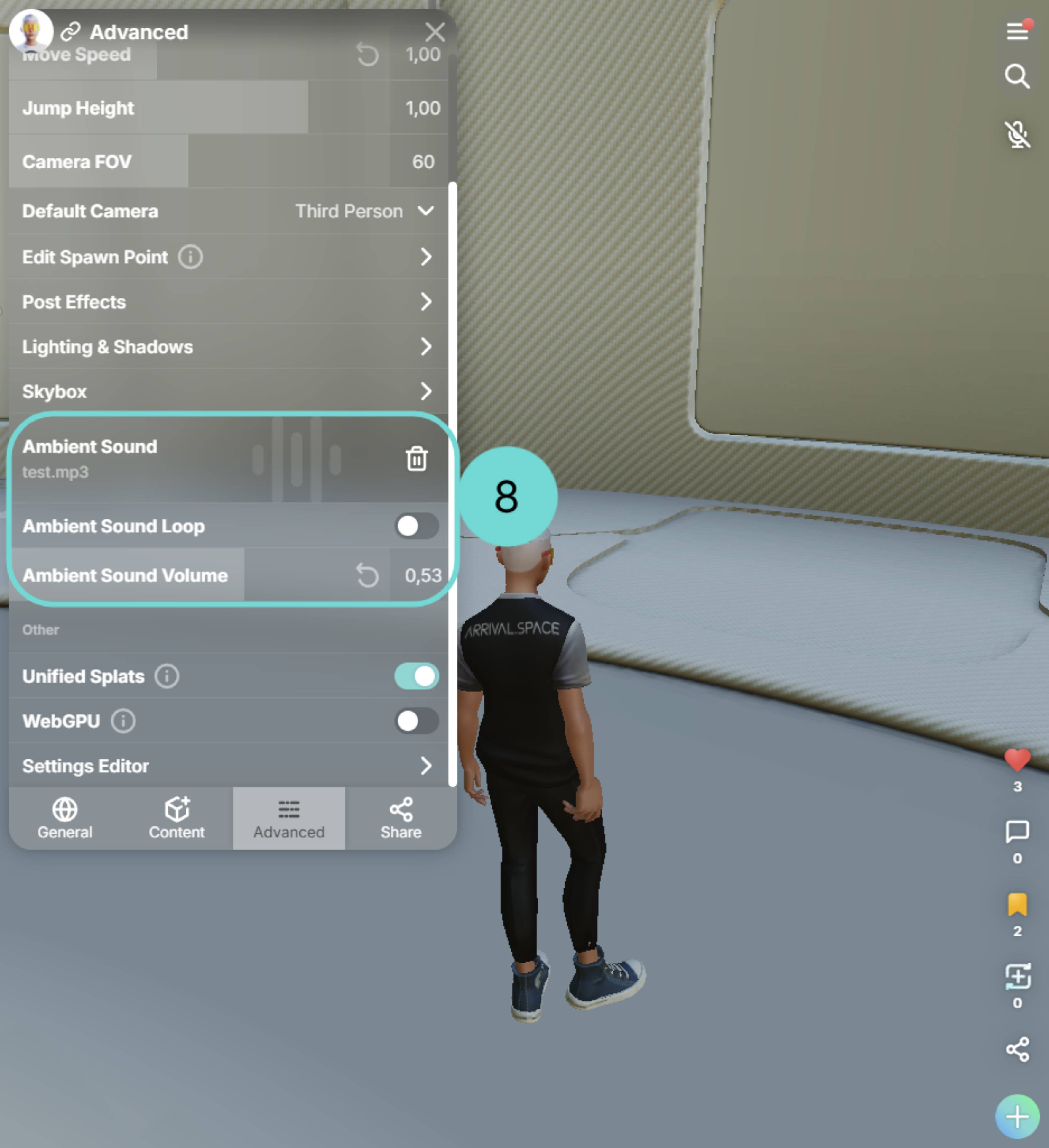 Adapt your Space Sound