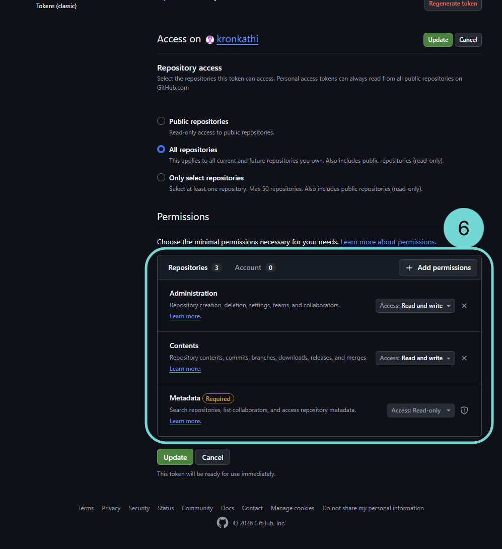 Adapt Key Permissions