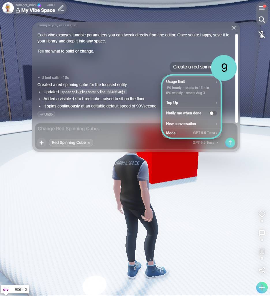 vibe Prompt UI Settings