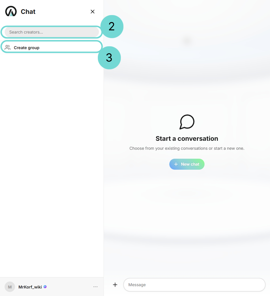 Start Direct Messaging