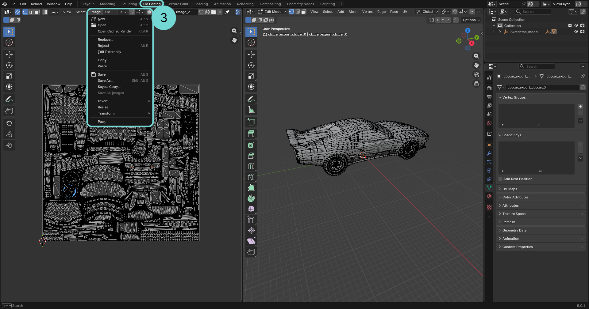 Export Texture