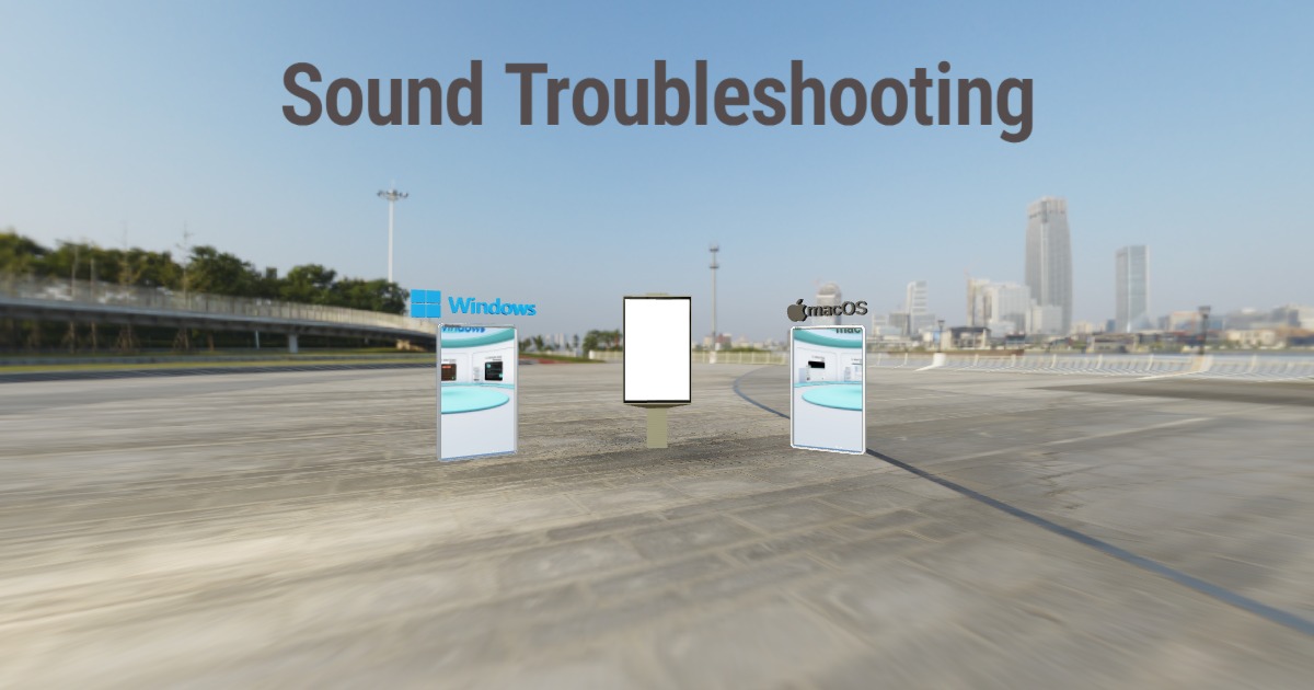 Sound Troubleshooting