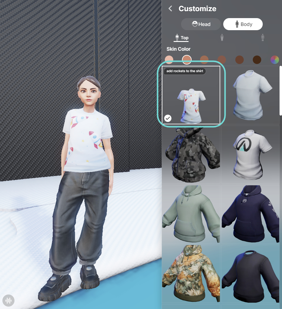 虚拟形象 Remix 结果